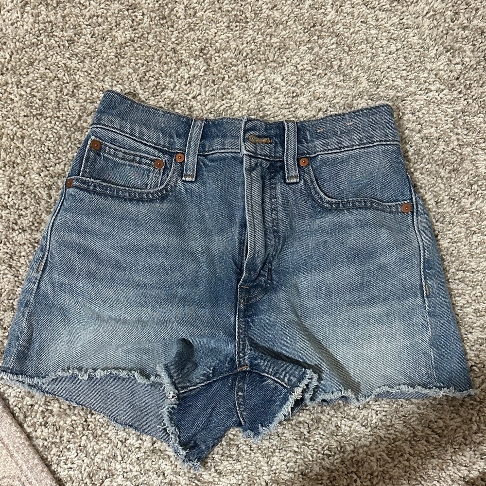 Madewell Blue Jean Cutoff Shorts